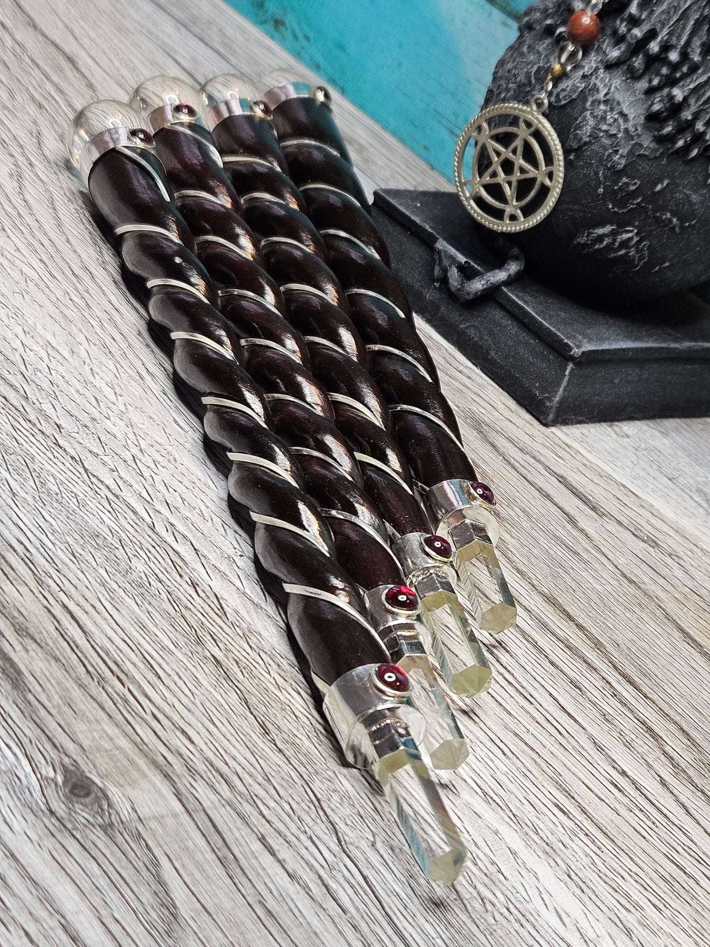 Vortex Vibez Wooden Wand - Protection