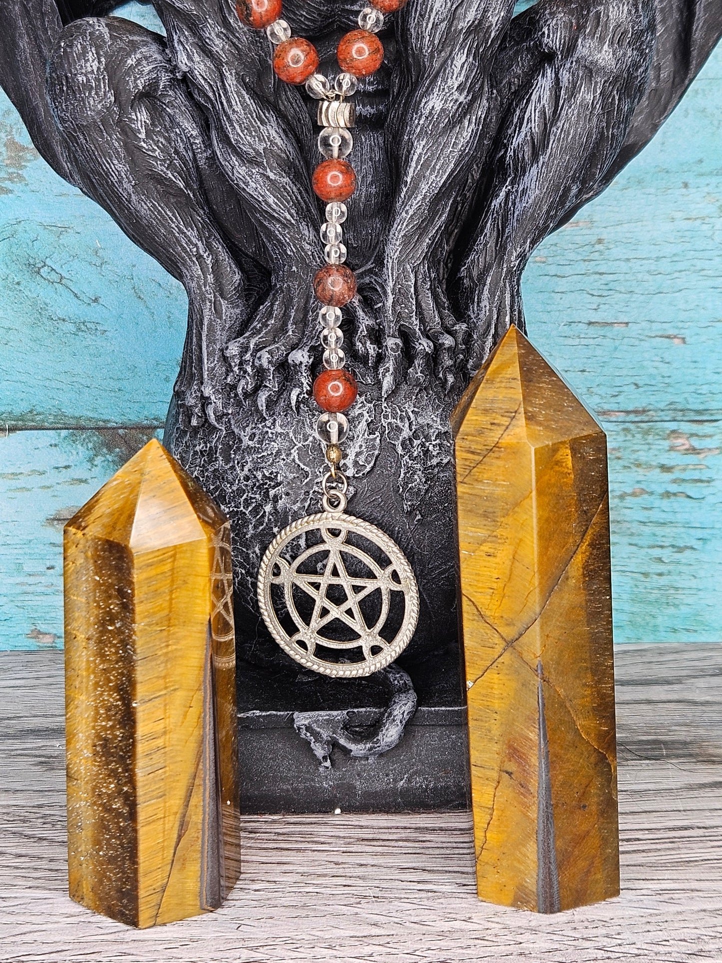Captivating Tiger’s Eye Towers - Protection