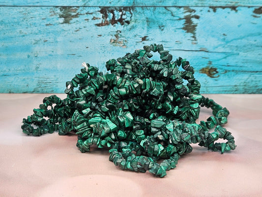 I'd Like a Reading Malachite Chip Bracelets - Psychic Blast