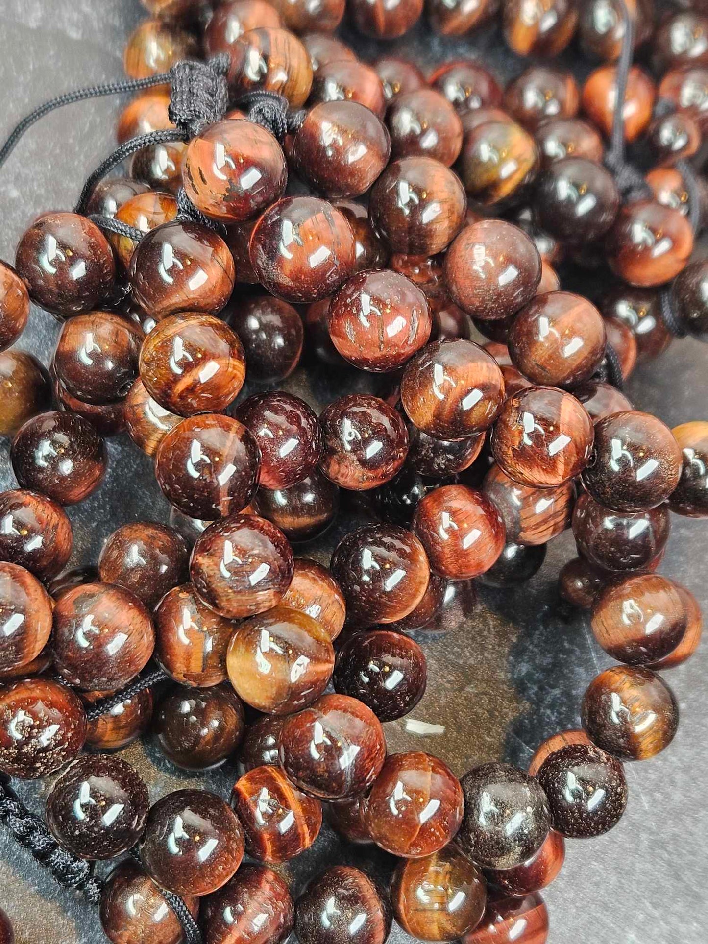 That's Fire Red Tiger's Eye Bracelet - Prosperity