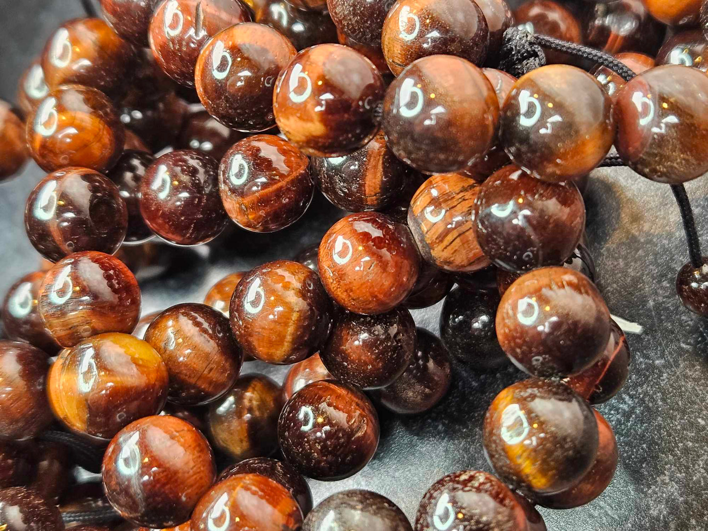 That's Fire Red Tiger's Eye Bracelet - Prosperity