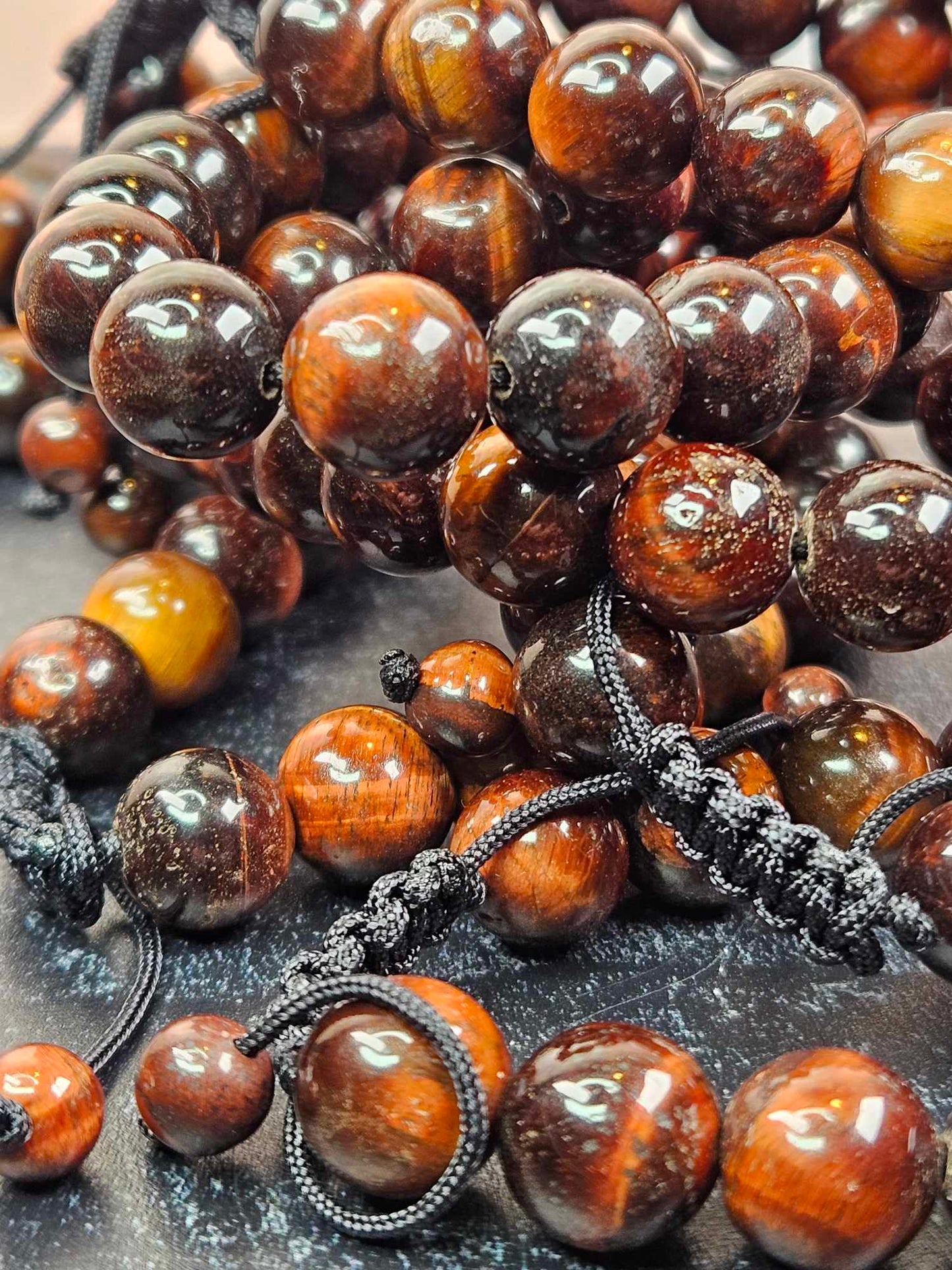 That's Fire Red Tiger's Eye Bracelet - Prosperity