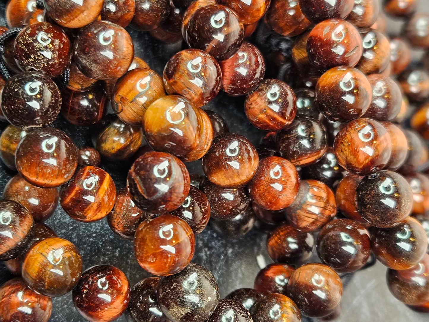 That's Fire Red Tiger's Eye Bracelet - Prosperity