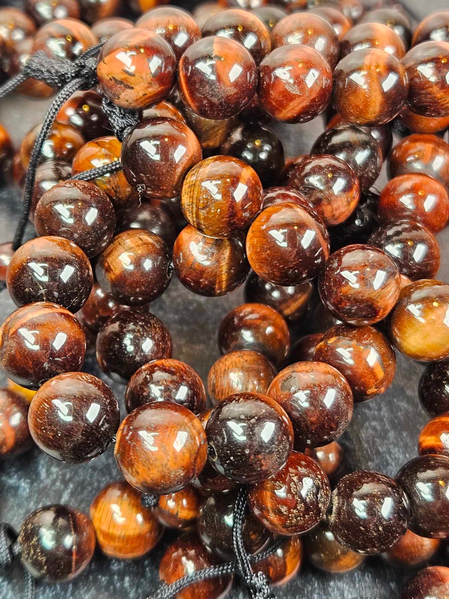 That's Fire Red Tiger's Eye Bracelet - Prosperity
