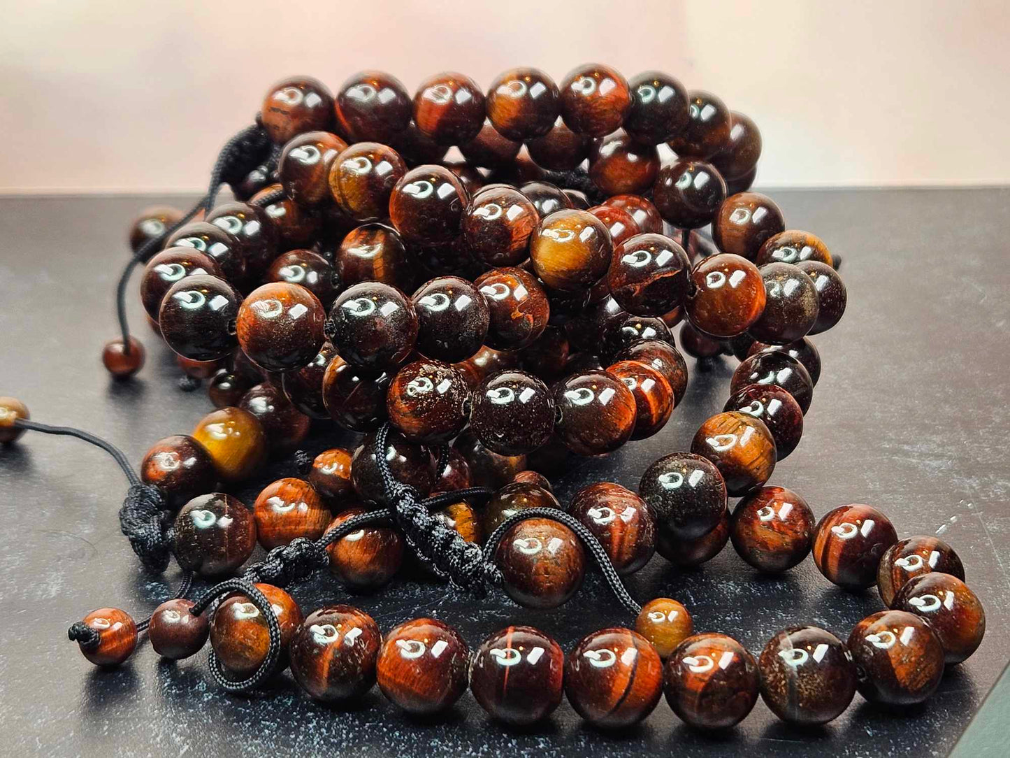 That's Fire Red Tiger's Eye Bracelet - Prosperity