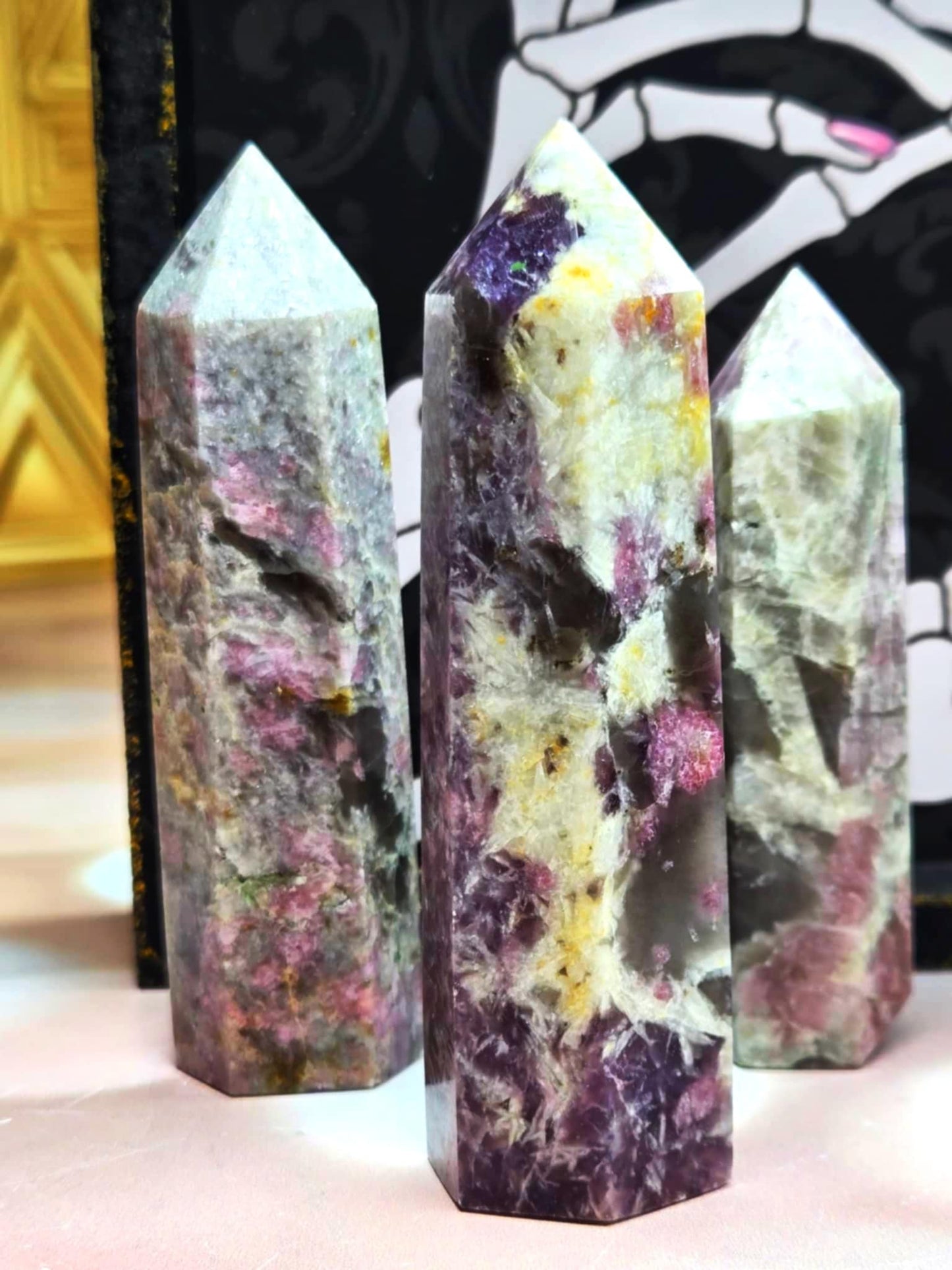 Prettytastic Pink Tourmaline Towers - Glamour