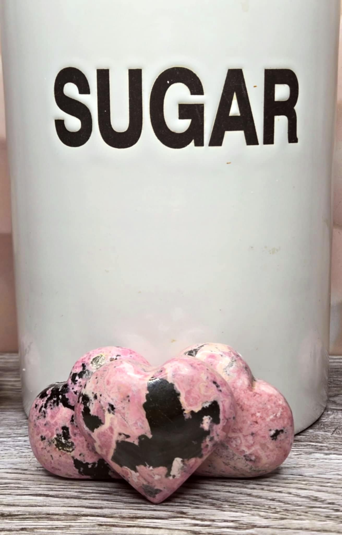Sweet as Pie Rhodonite Hearts - Sweet Spell