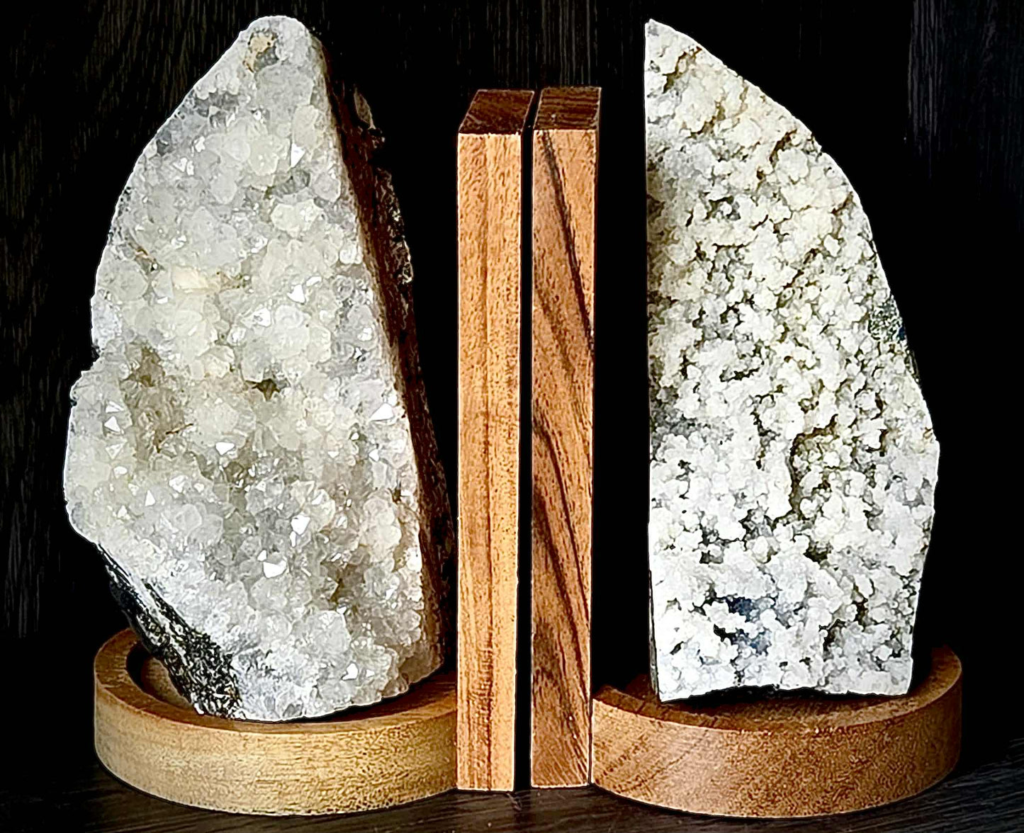 Jaw Dropping Apophyllite Bookends - Power