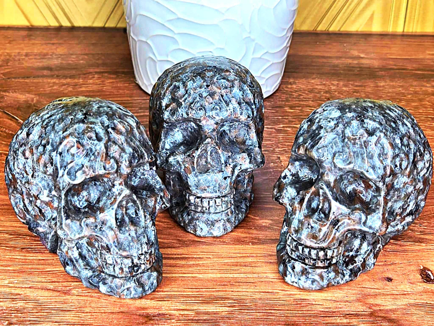 Oh Em Gee Flame Stone Skulls - Problems Be Gone