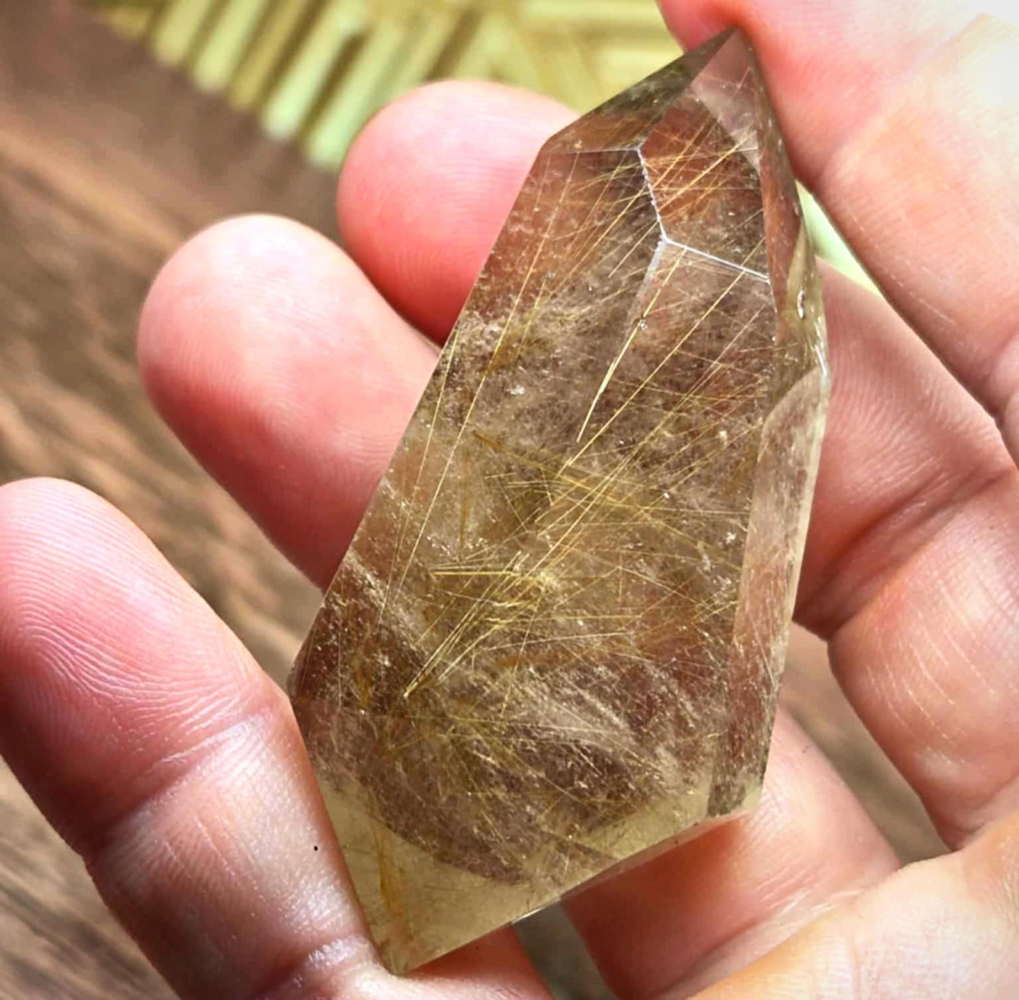 Find the Light Double Terminated Rutilated Quartz Points - Keep Us Safe