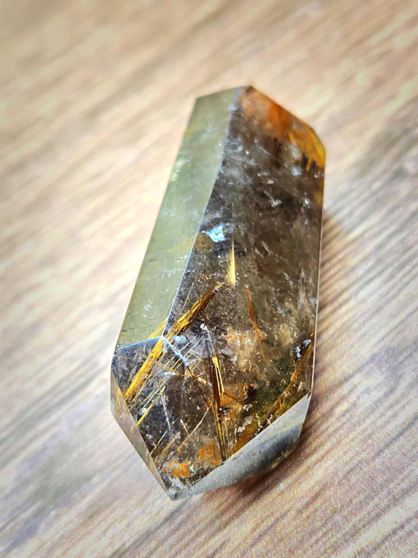 Find the Light Double Terminated Rutilated Quartz Points - Keep Us Safe