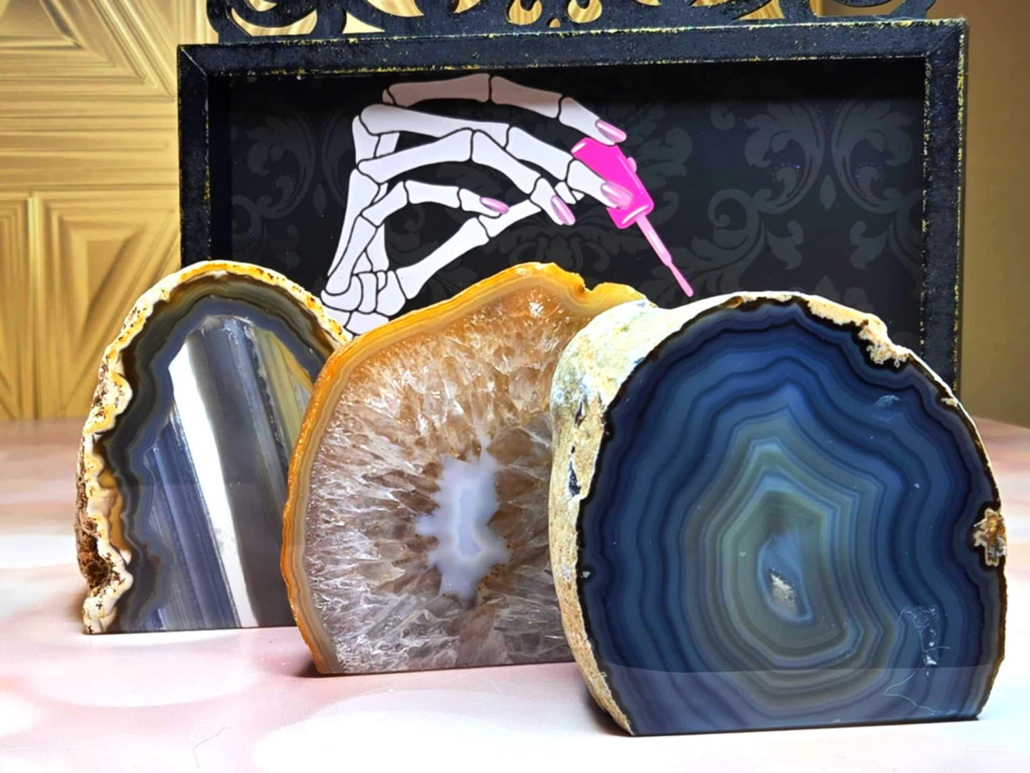 Slice of Heaven Agate Ends - Glamour