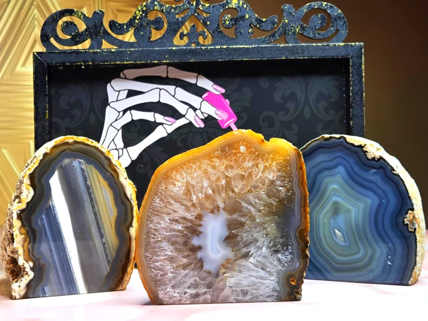 Slice of Heaven Agate Ends - Glamour