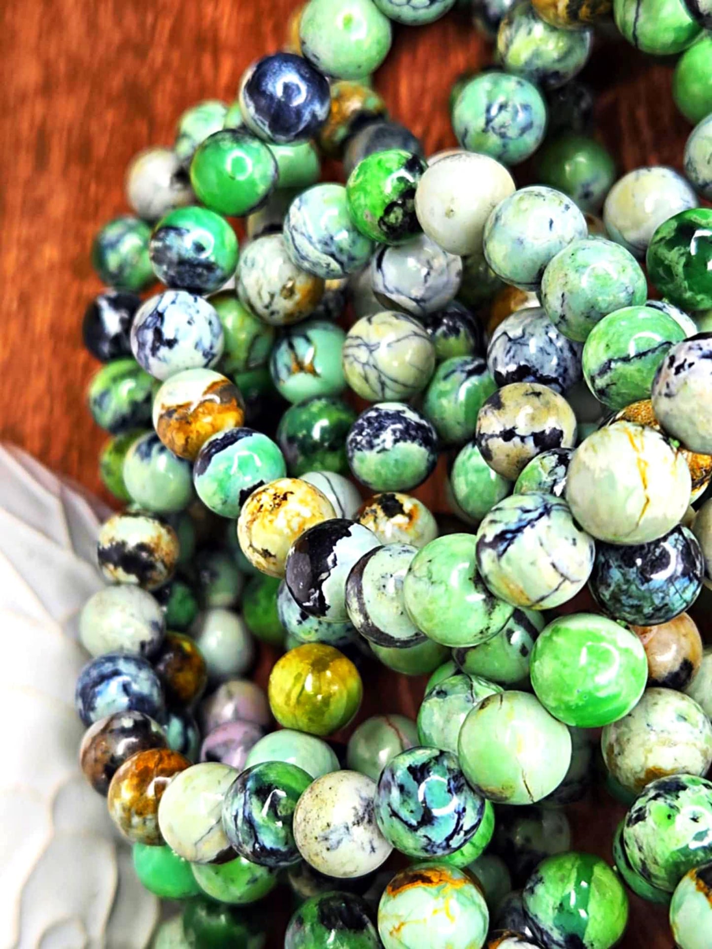 Heart Eyes Variscite Bracelets - Problems Be Gone