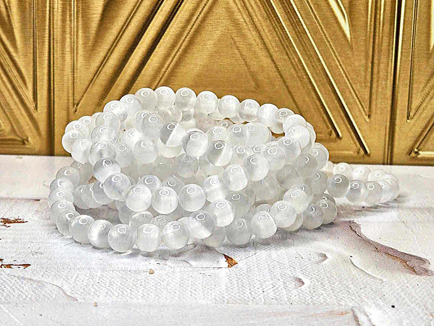 Sacred Selenite Bracelet - Healing