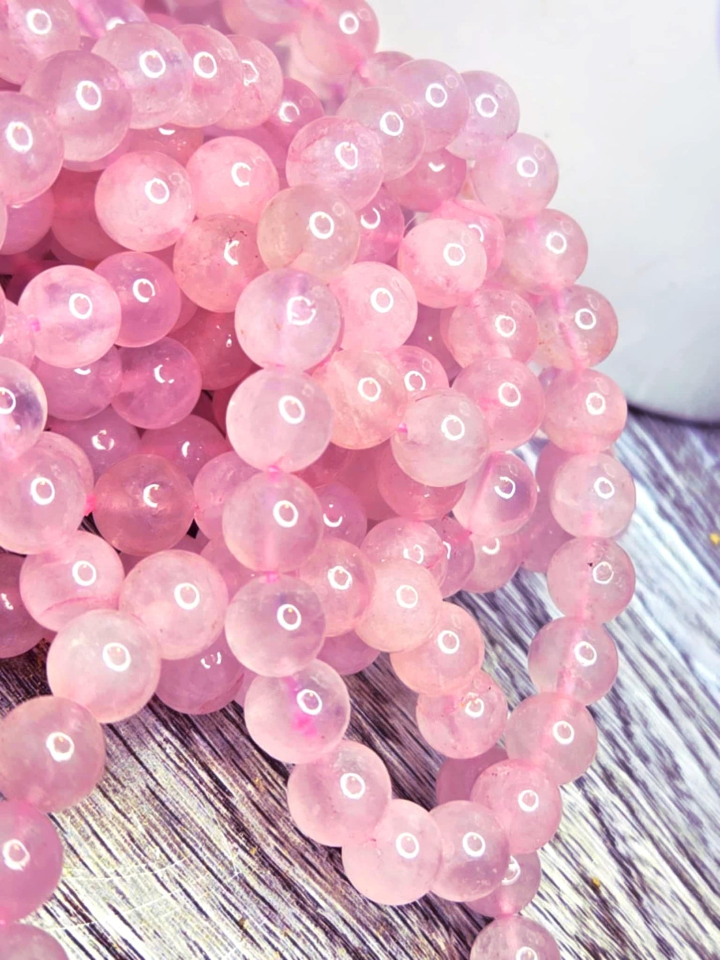 Kissable Rose quartz bracelets - Sweet Spell
