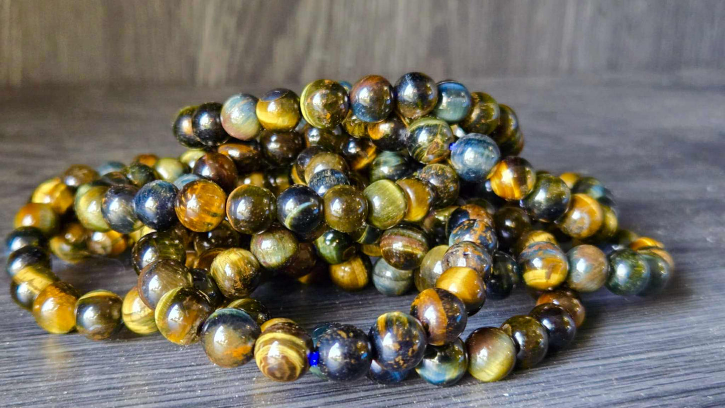 Depth of Strength Blue Tiger’s Eye Bracelets - Power