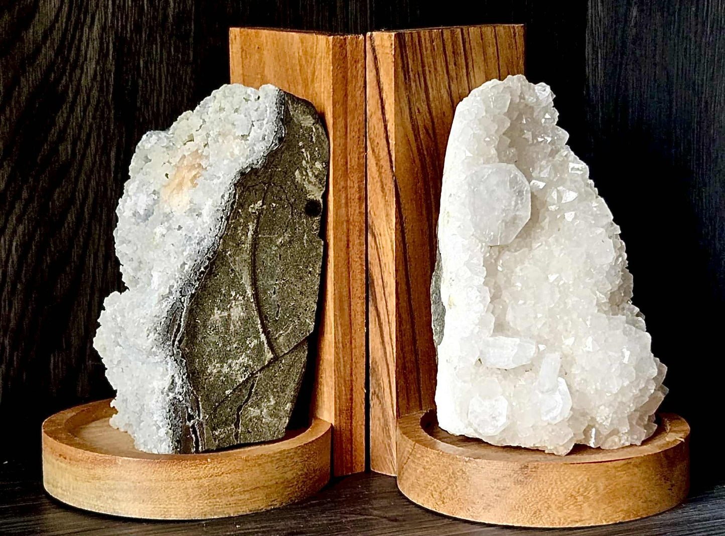 Jaw Dropping Apophyllite Bookends - Power