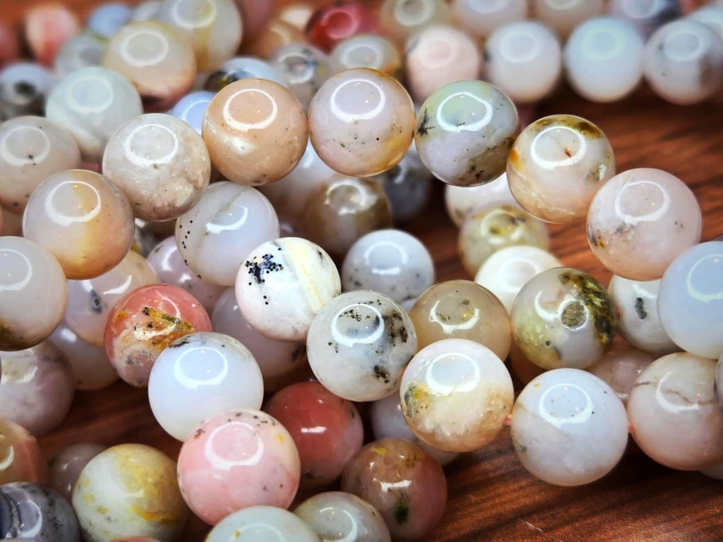 Serenity Andean Pink Opal Bracelets - Keep Us Safe