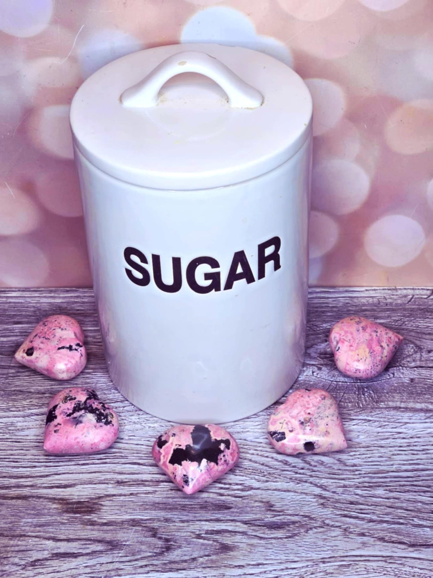 Sweet as Pie Rhodonite Hearts - Sweet Spell