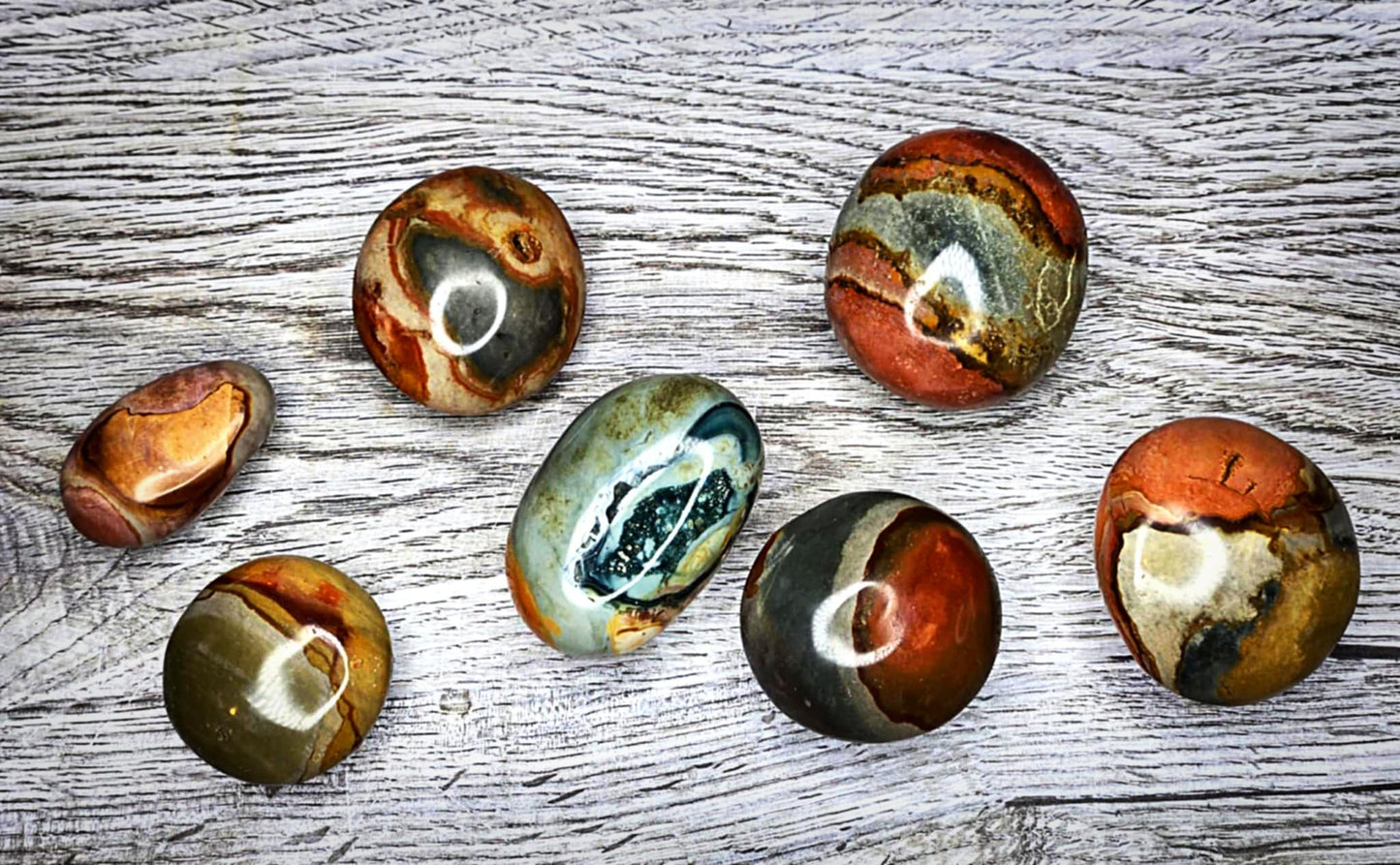 Divinity Desert Jasper Palm Stones - Celestial Connection