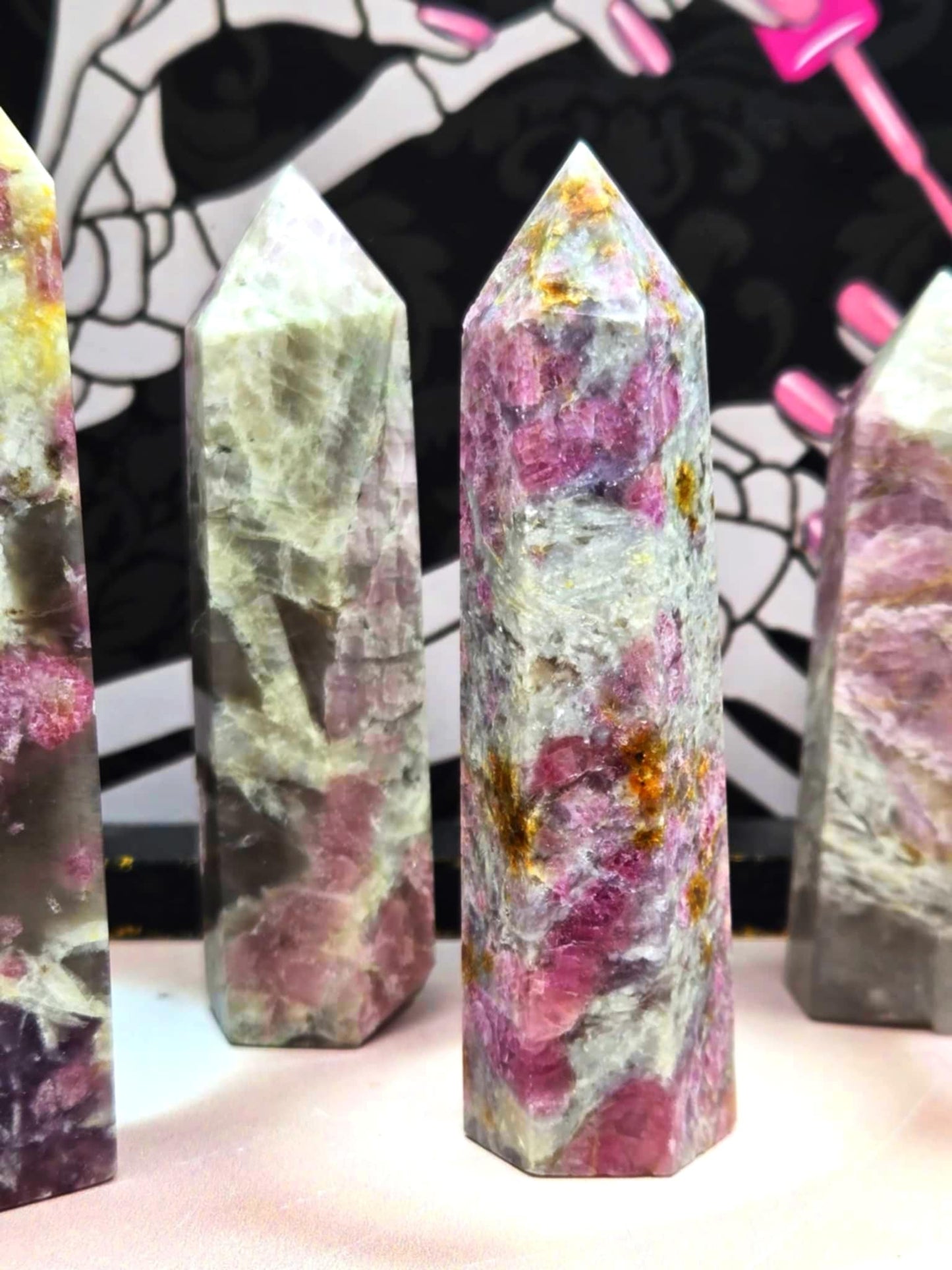 Prettytastic Pink Tourmaline Towers - Glamour