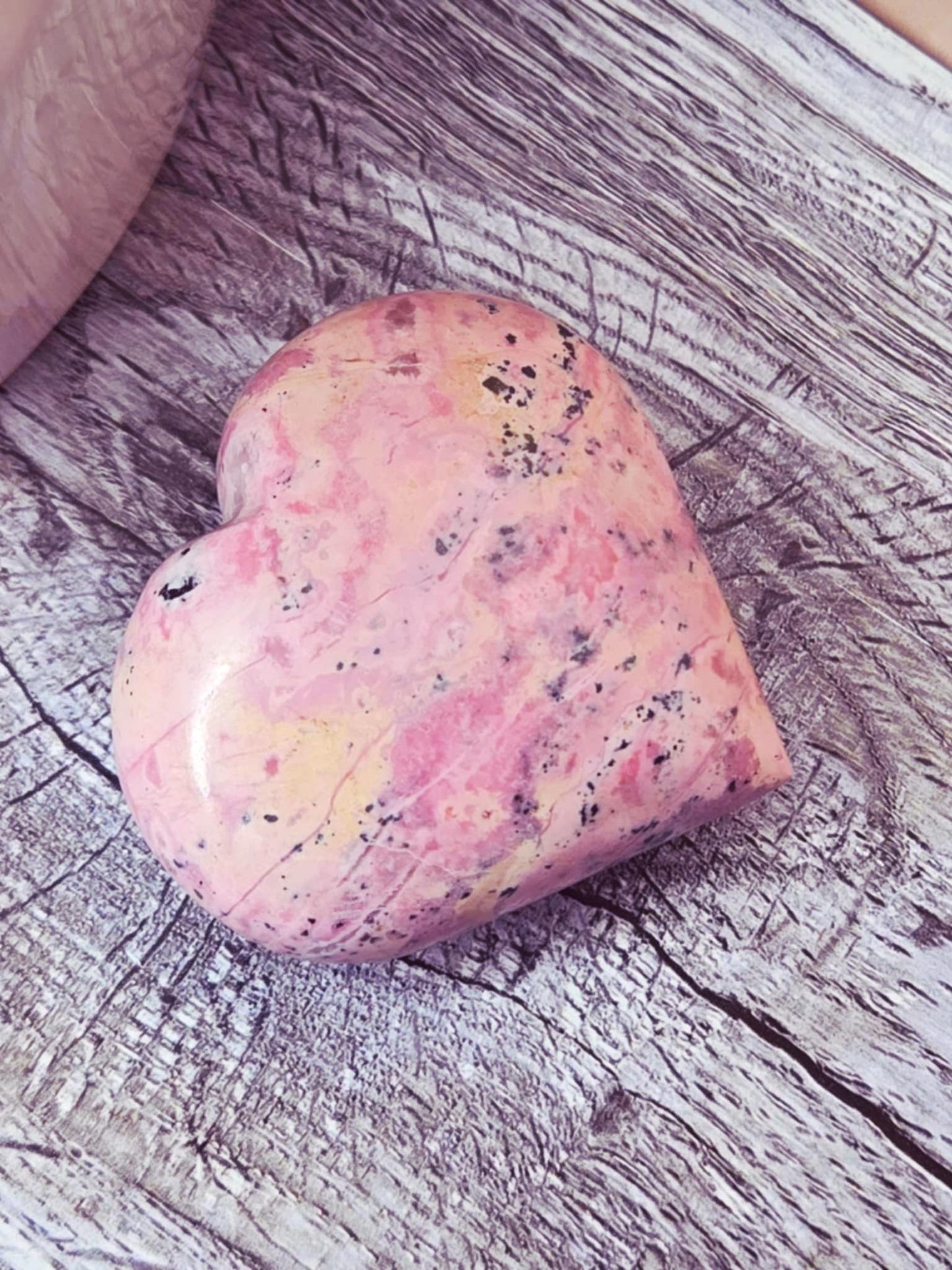 Sweet as Pie Rhodonite Hearts - Sweet Spell