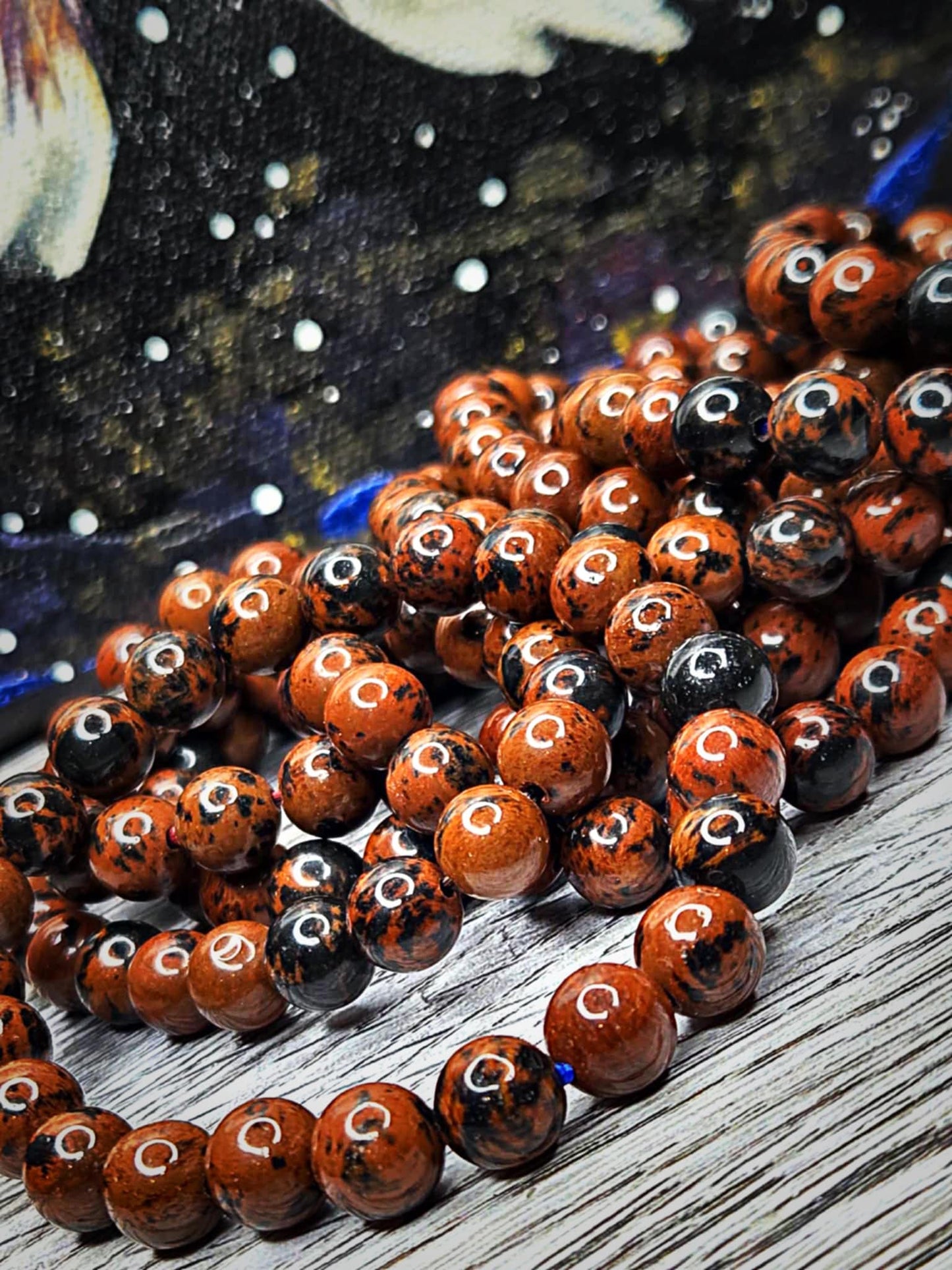 Messenger Mahogany Obsidian Bracelets - Celestial Connection