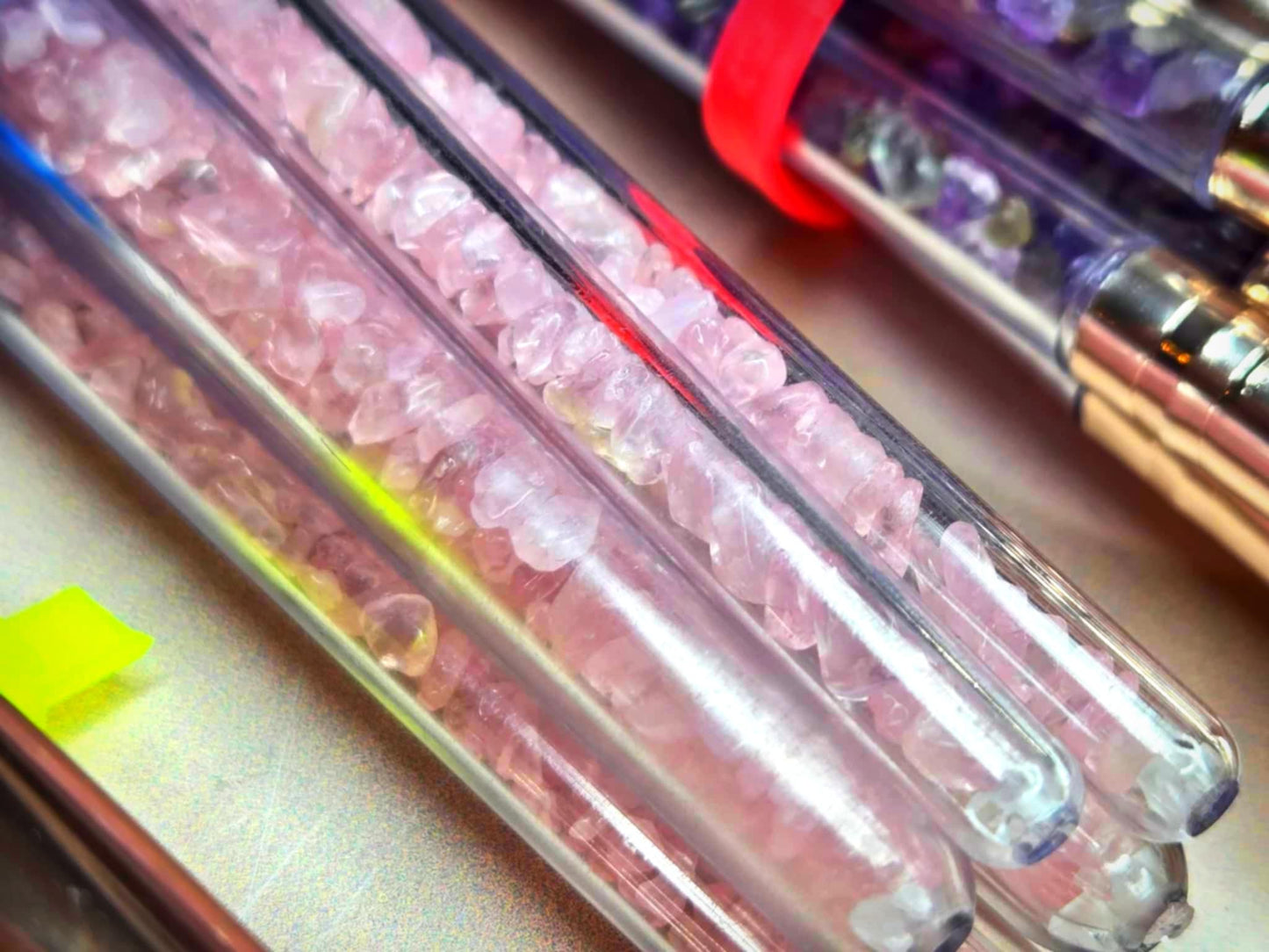 Glam it Up Rose Quartz or Amethyst Makeup Brush Set - Glamour