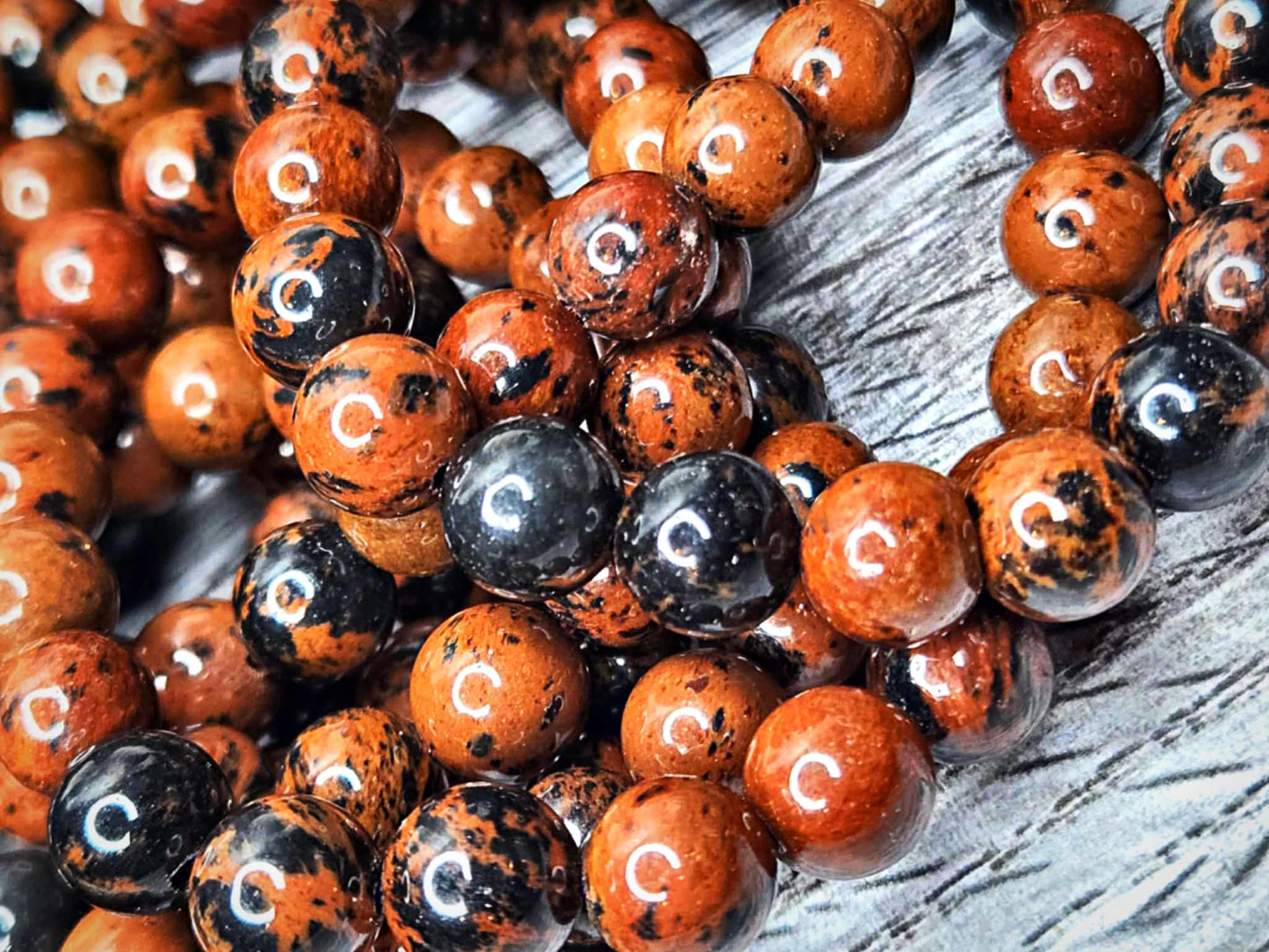 Messenger Mahogany Obsidian Bracelets - Celestial Connection