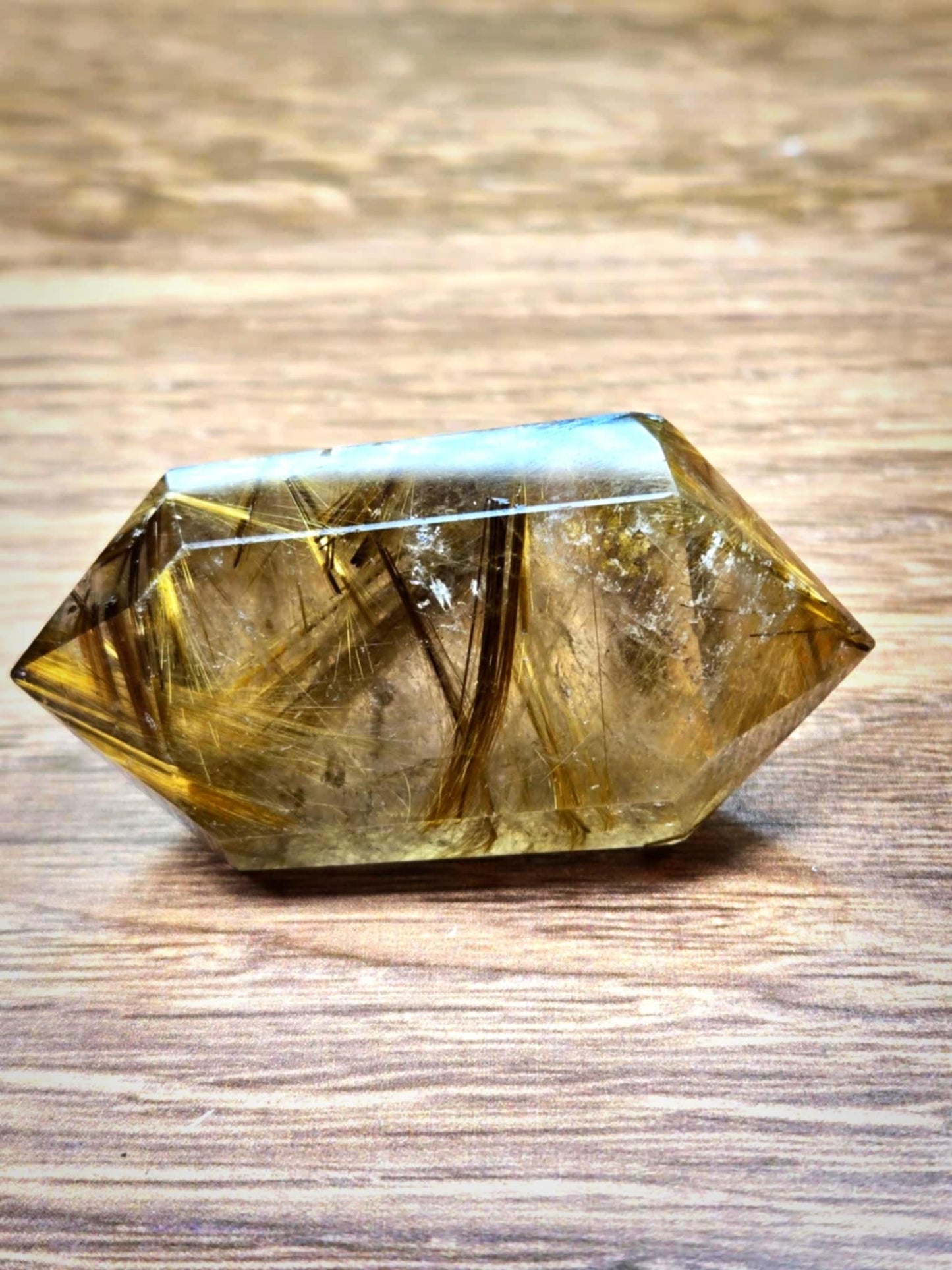 Find the Light Double Terminated Rutilated Quartz Points - Keep Us Safe
