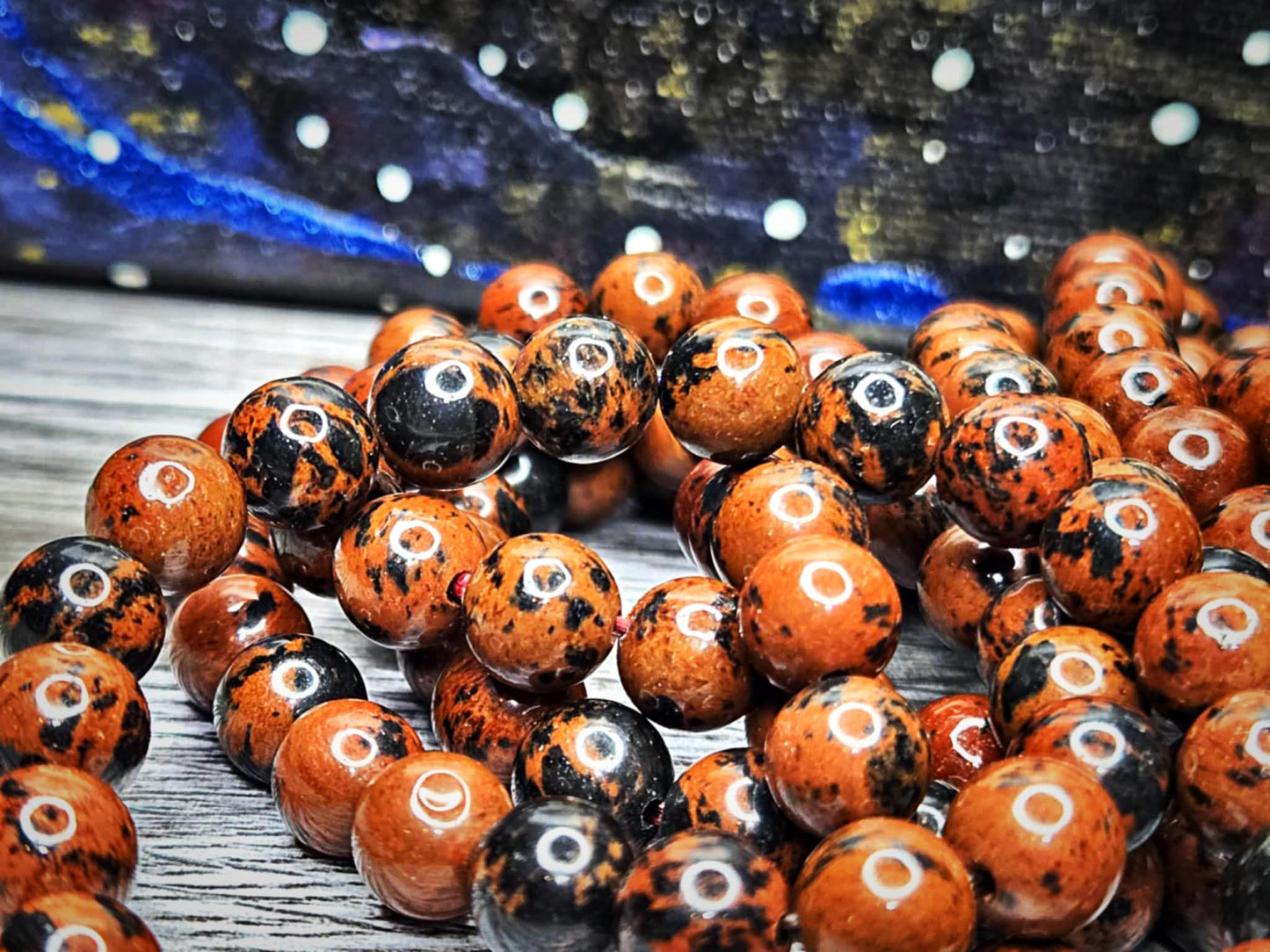 Messenger Mahogany Obsidian Bracelets - Celestial Connection