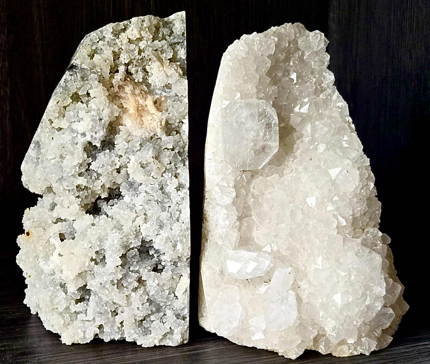 Jaw Dropping Apophyllite Bookends - Power