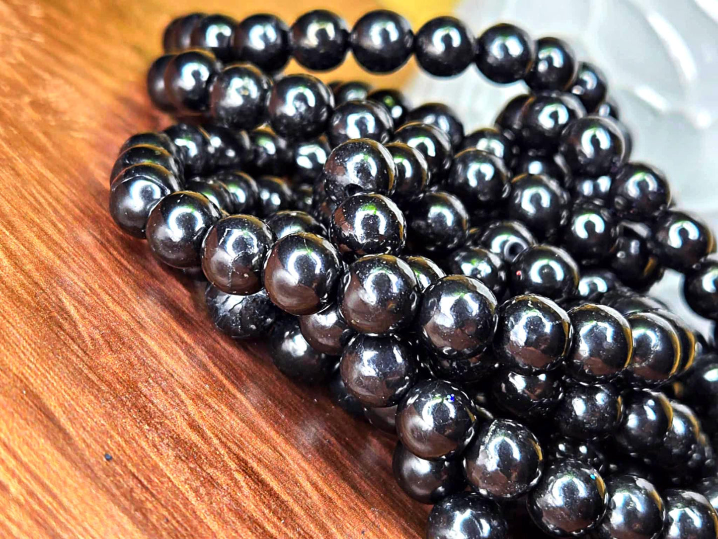 Black it Out Shungite Bracelets - Problems Be Gone