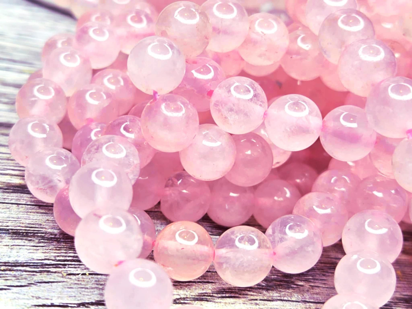 Kissable Rose quartz bracelets - Sweet Spell