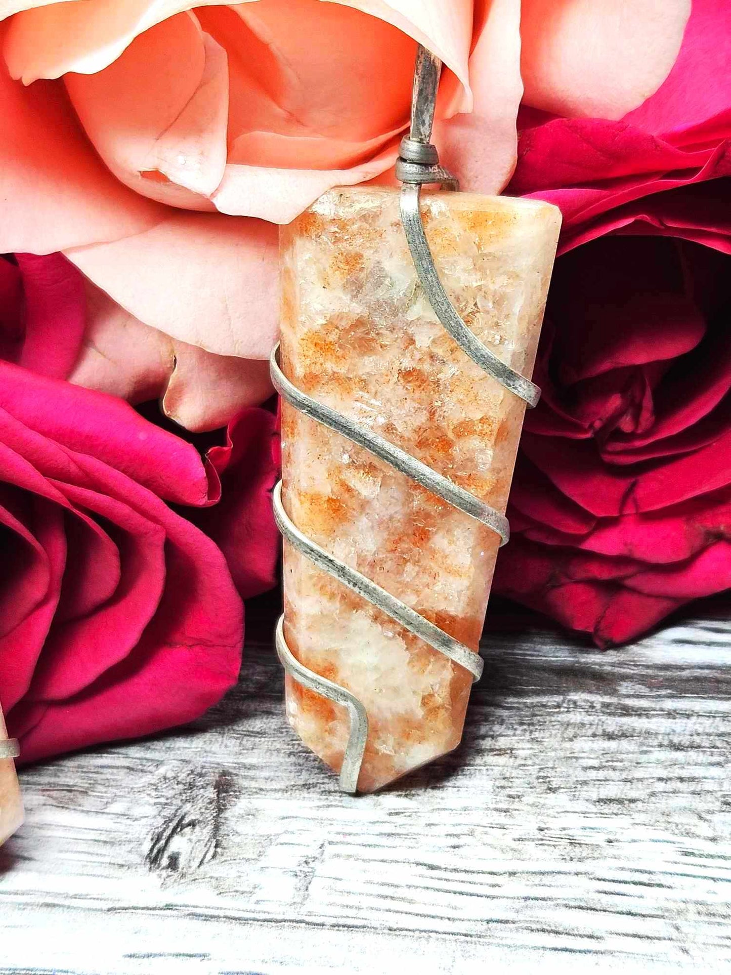 Sunshine Day Sunstone Pendants - Love