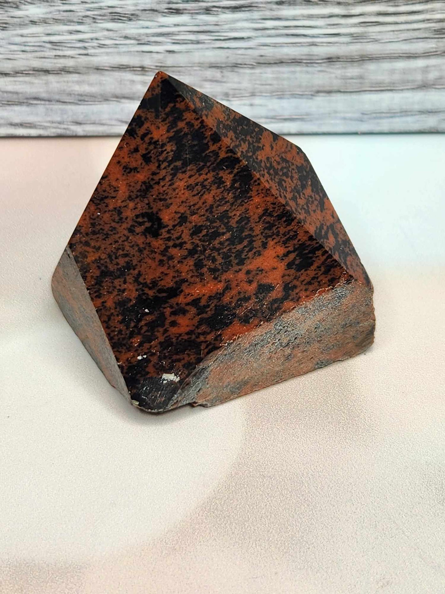 You So Pointy Mahogany Obsidian Top Points - Protection