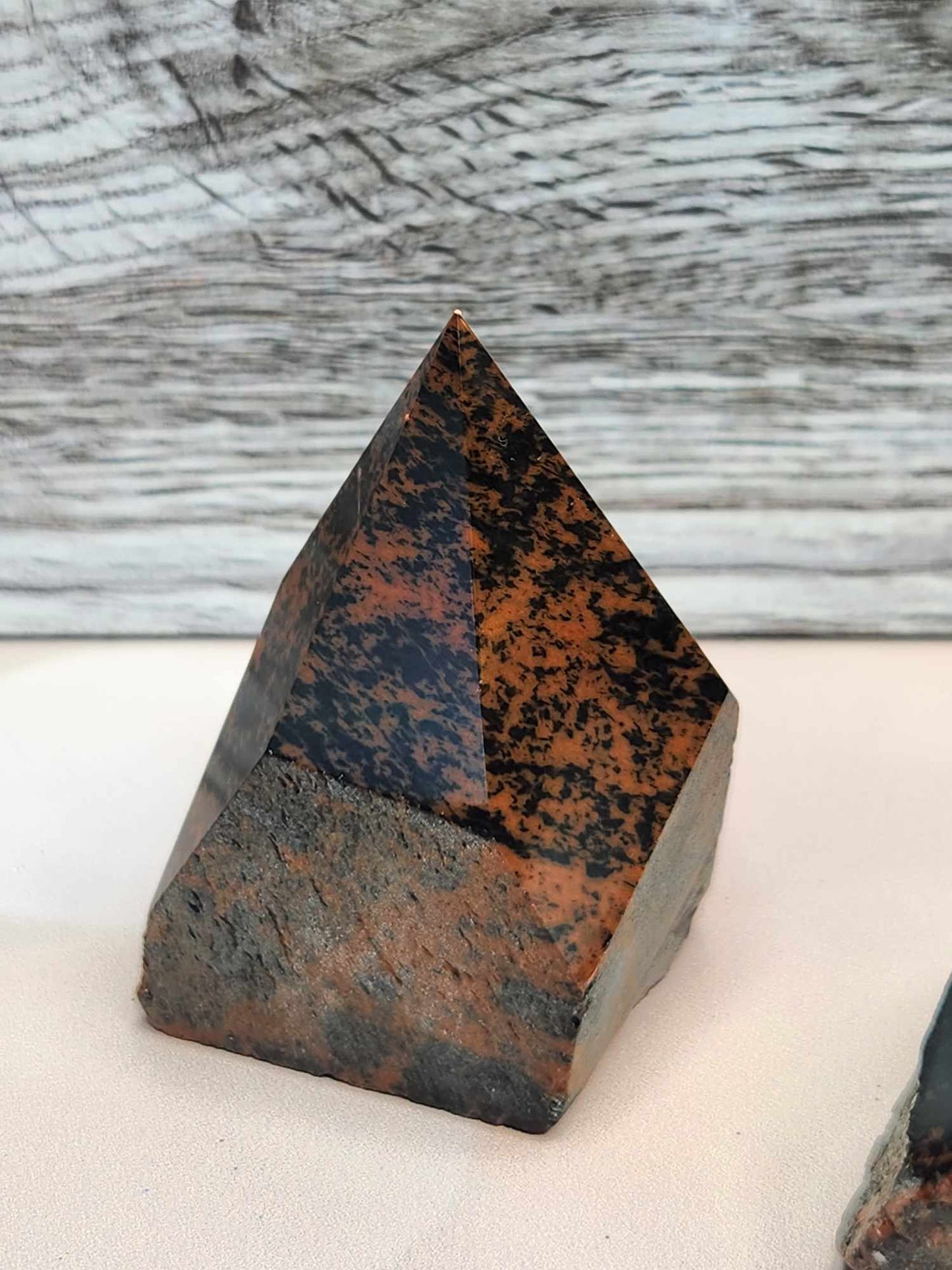 You So Pointy Mahogany Obsidian Top Points - Protection