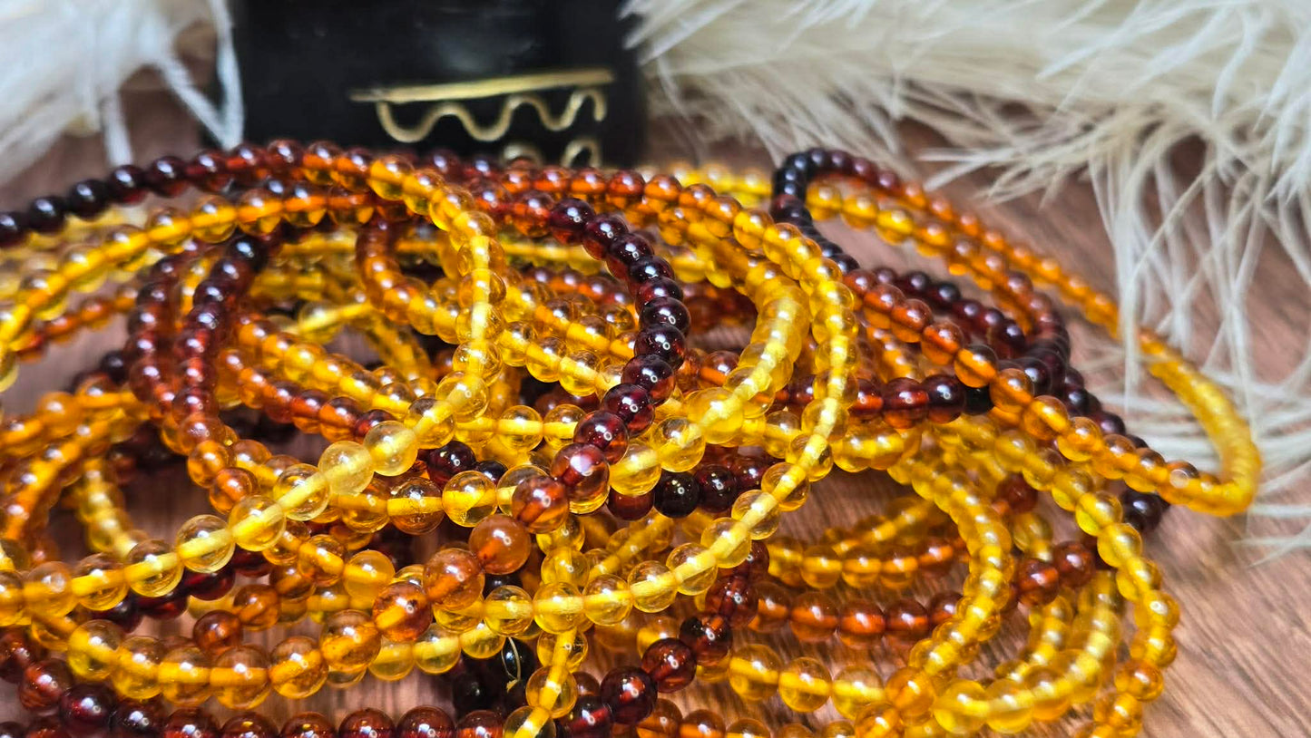 Locked In Amber Bracelets - Get Sh*t Done