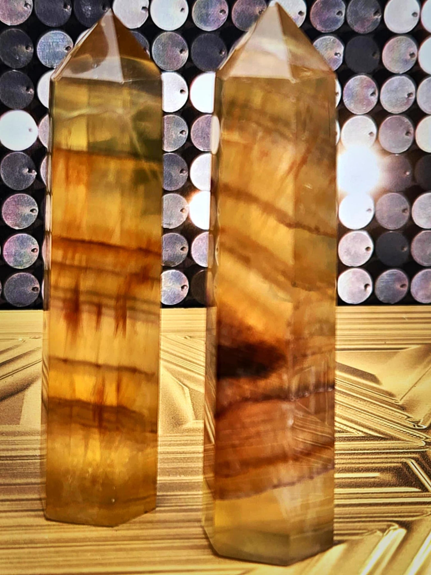 Sunshine Days Yellow Fluorite Towers