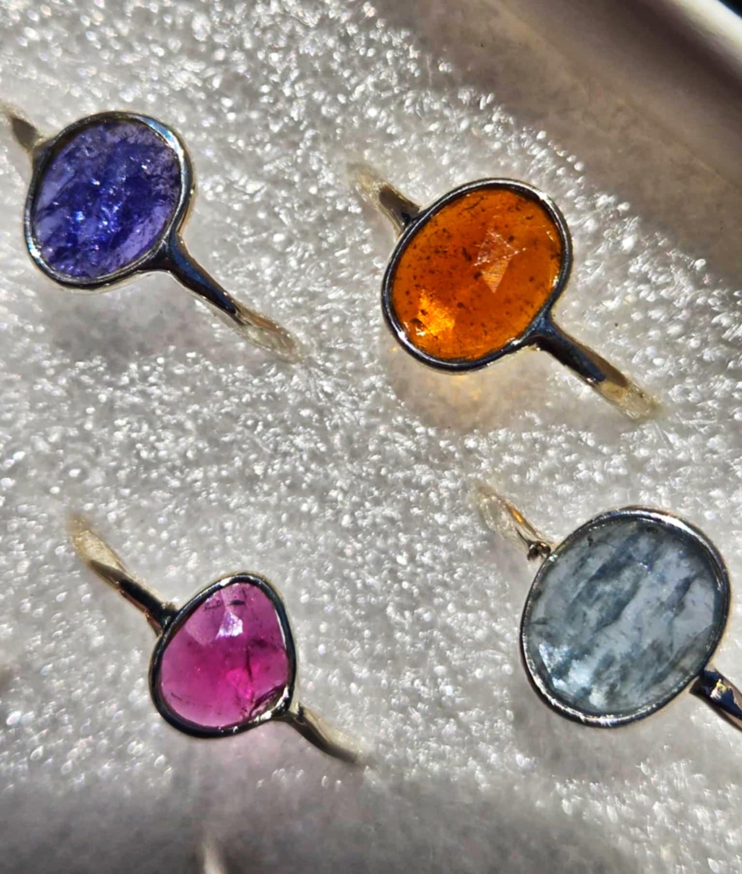 Yas Assorted Sterling Silver Rings - Protection