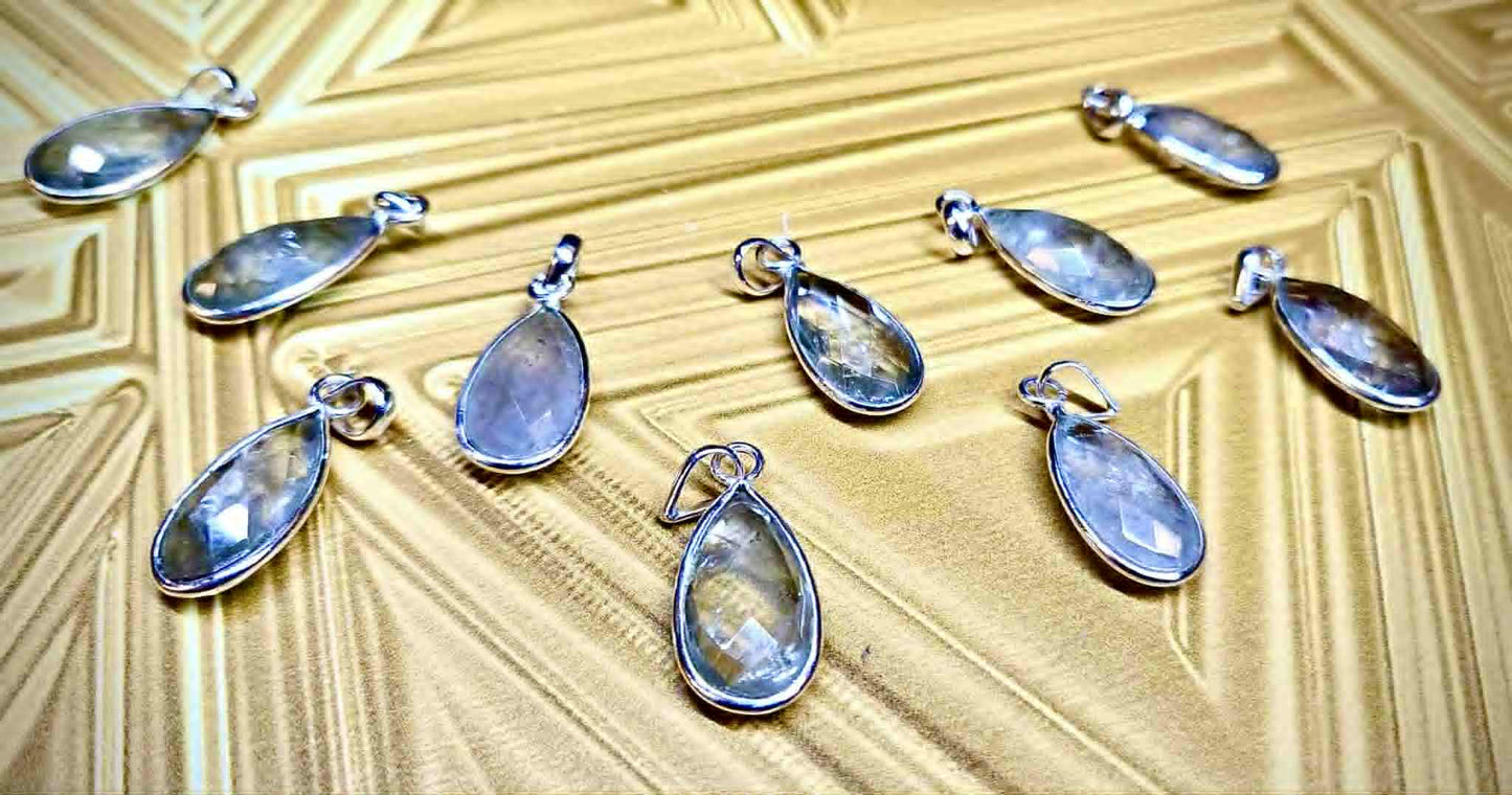 *Sold Out* Treasure Prasiolite Pendants