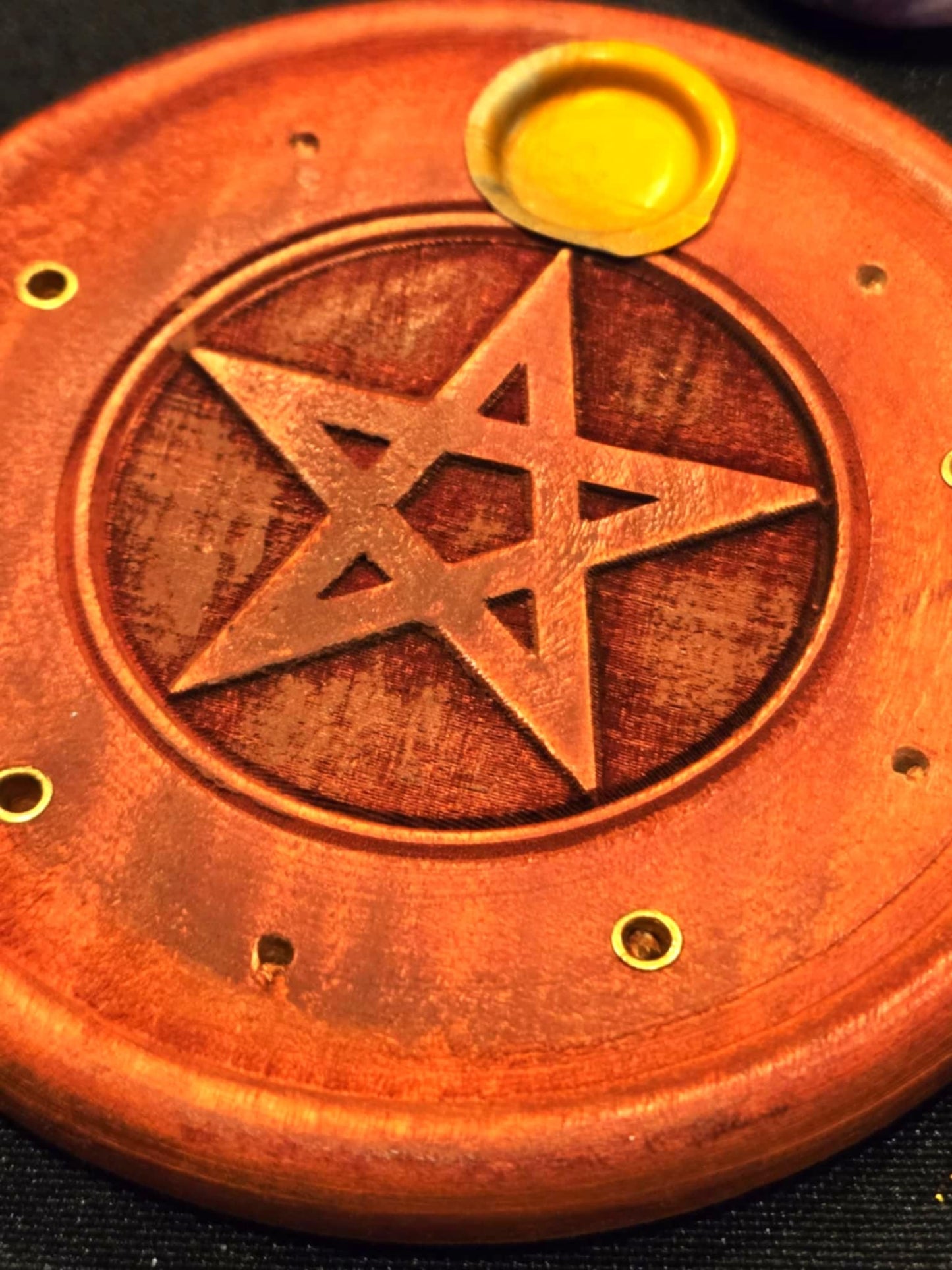 Witchypoo Pentacle Incense Burner - Protection
