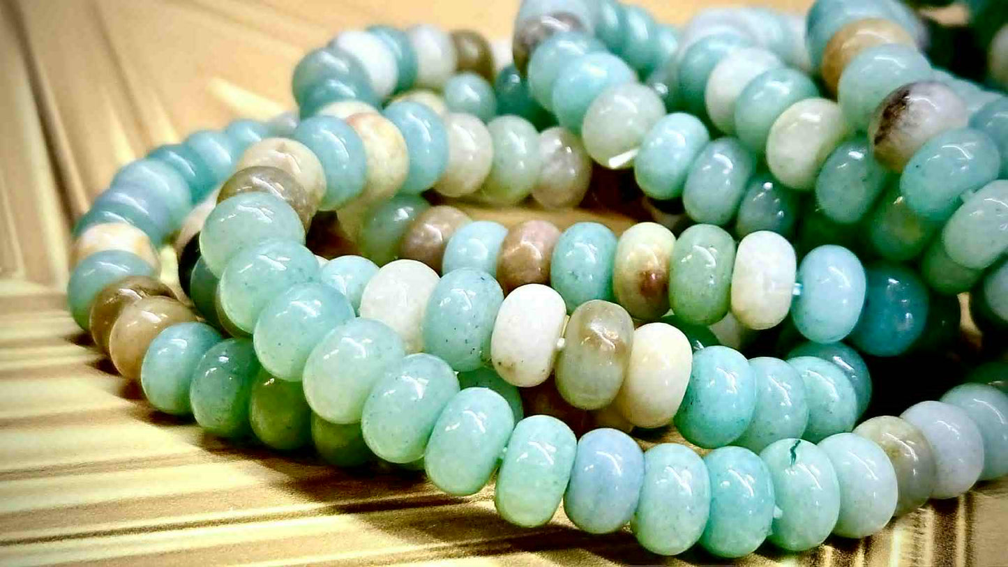 *Sold Out* Channel of Wealth Sky Blue Quartz Bracelet