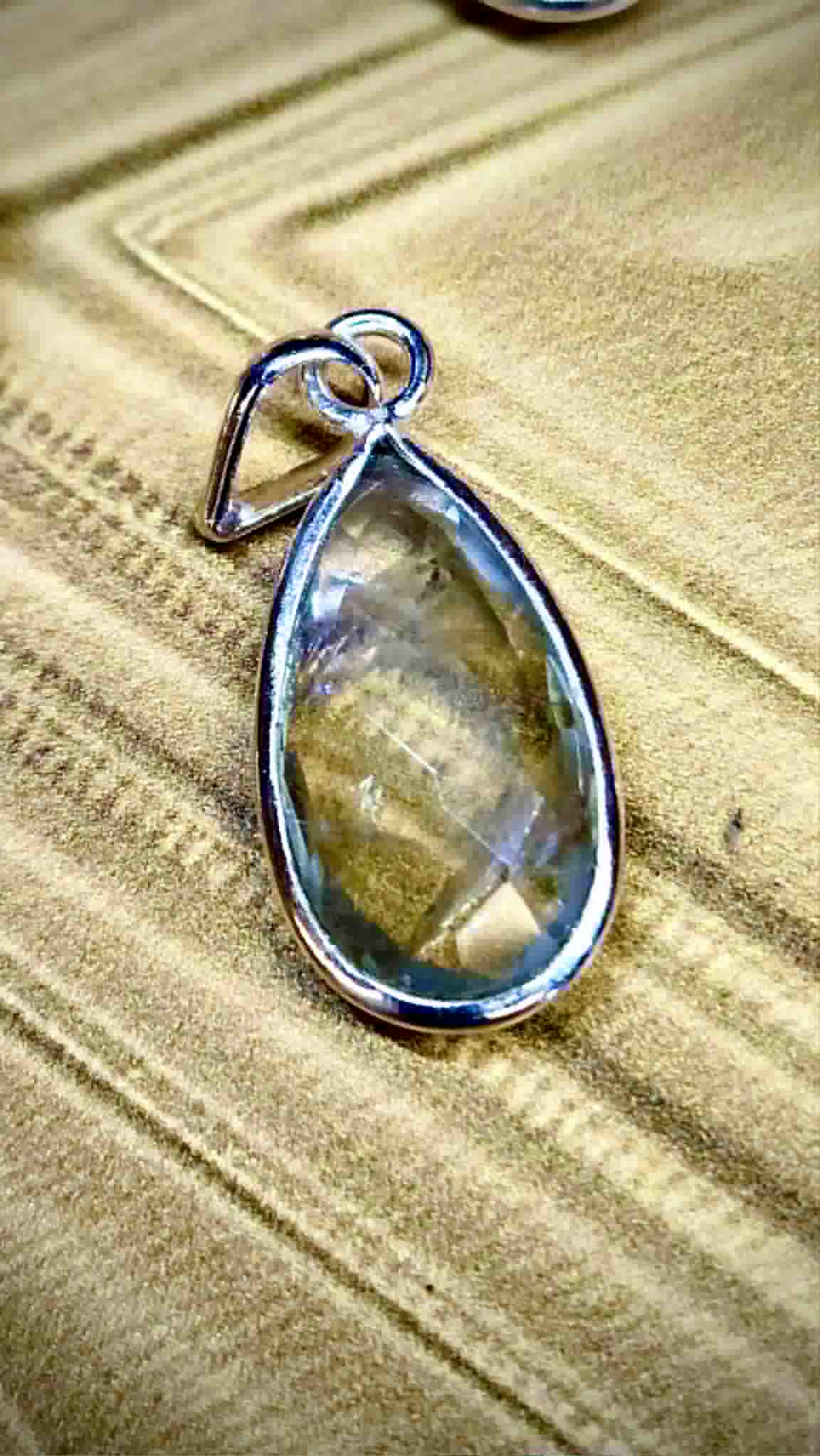 *Sold Out* Treasure Prasiolite Pendants
