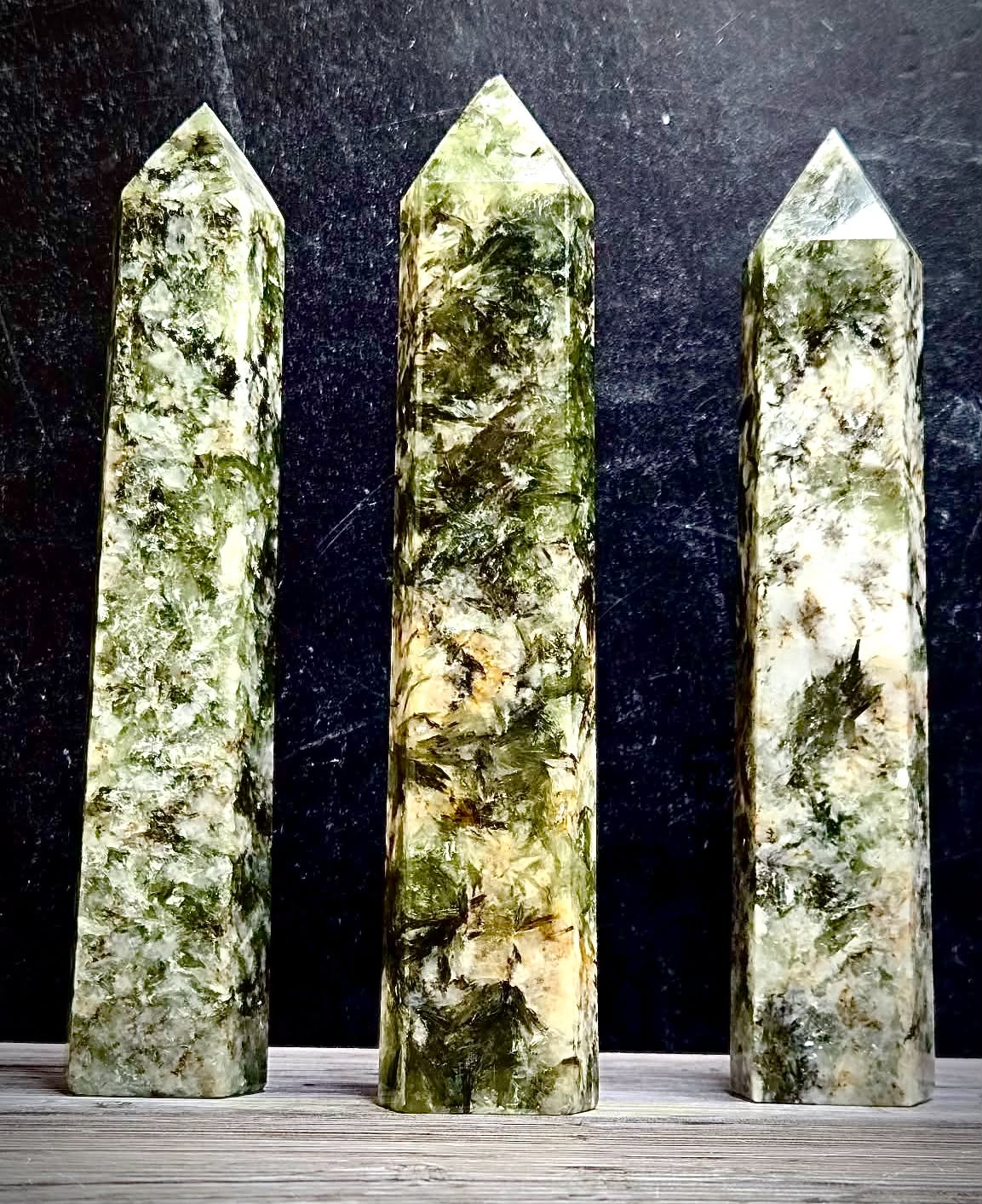Glimmers Green Mica Towers