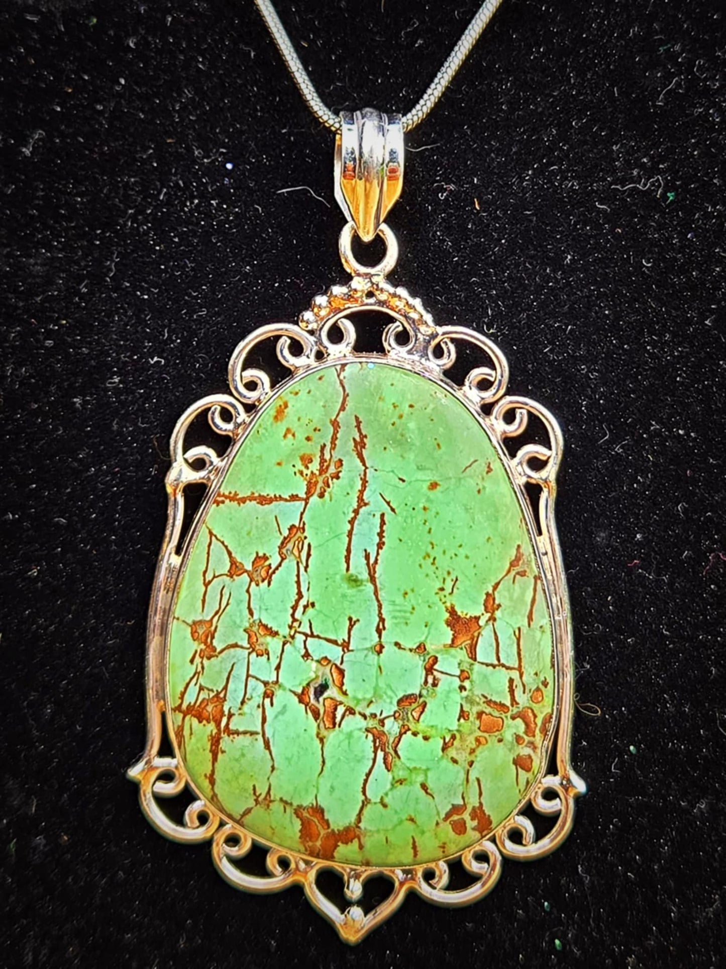 Fancy Chrysoprase Pendants - Success & Blessings