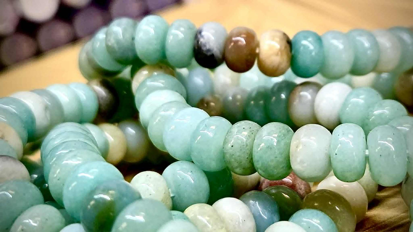 *Sold Out* Channel of Wealth Sky Blue Quartz Bracelet