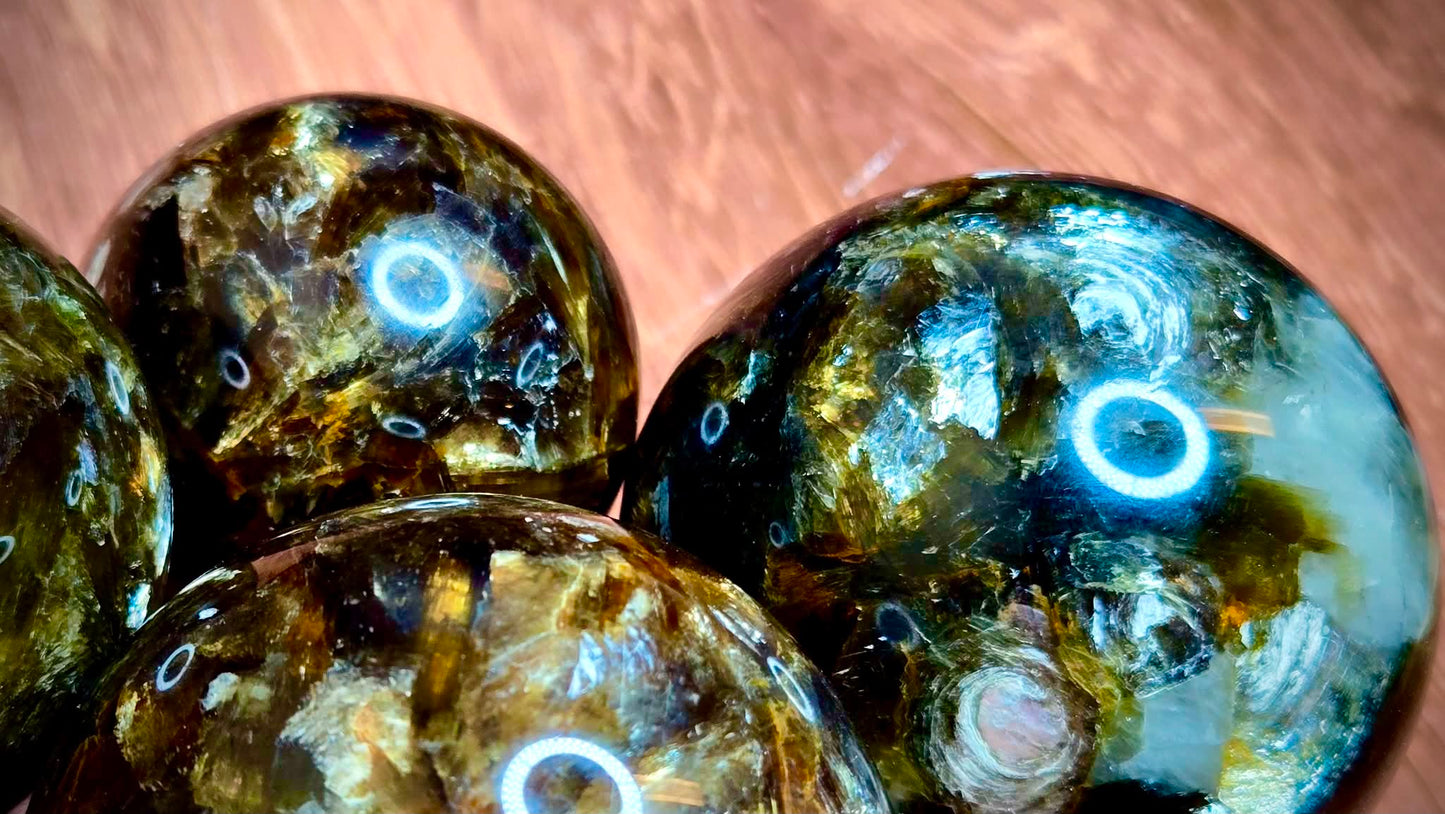 *Sold Out* Glimmers Green Mica Spheres