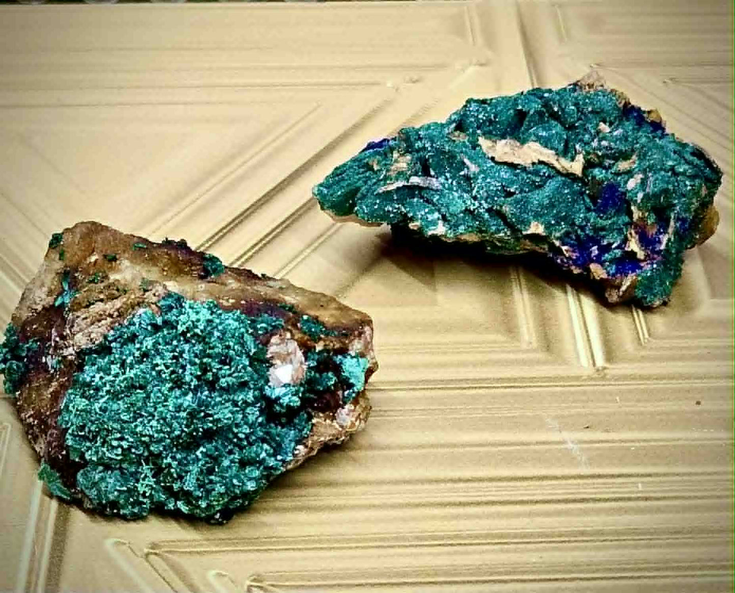 Oh My Goddess Azurite Malachite Specimens